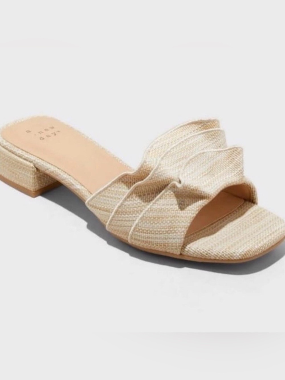 A New Day Cream Ruffle Sandals